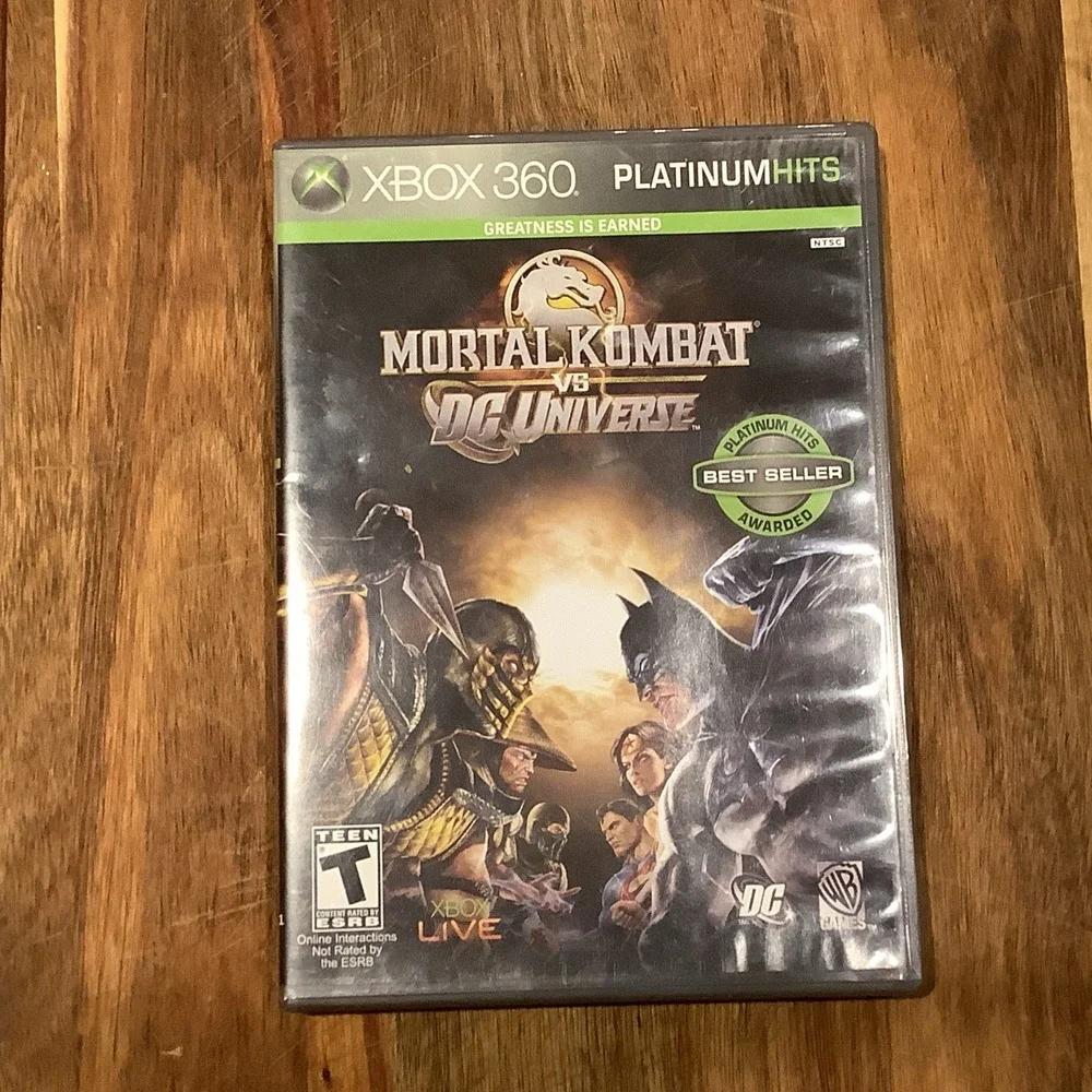 Mortal Kombat vs DC Universe Xbox 360 Game Complete with Manual Tested
